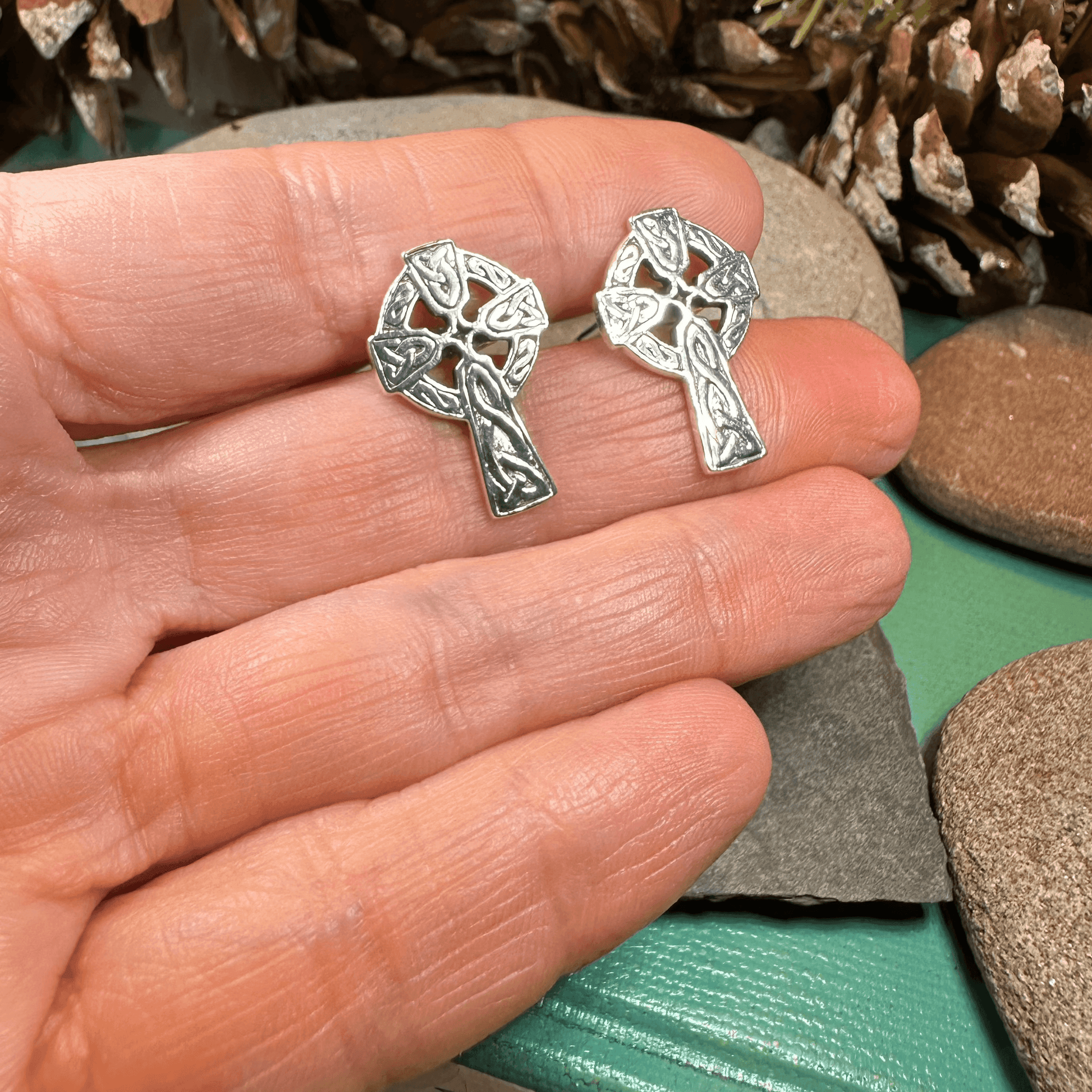 Celtic Cross Cuff Links - 