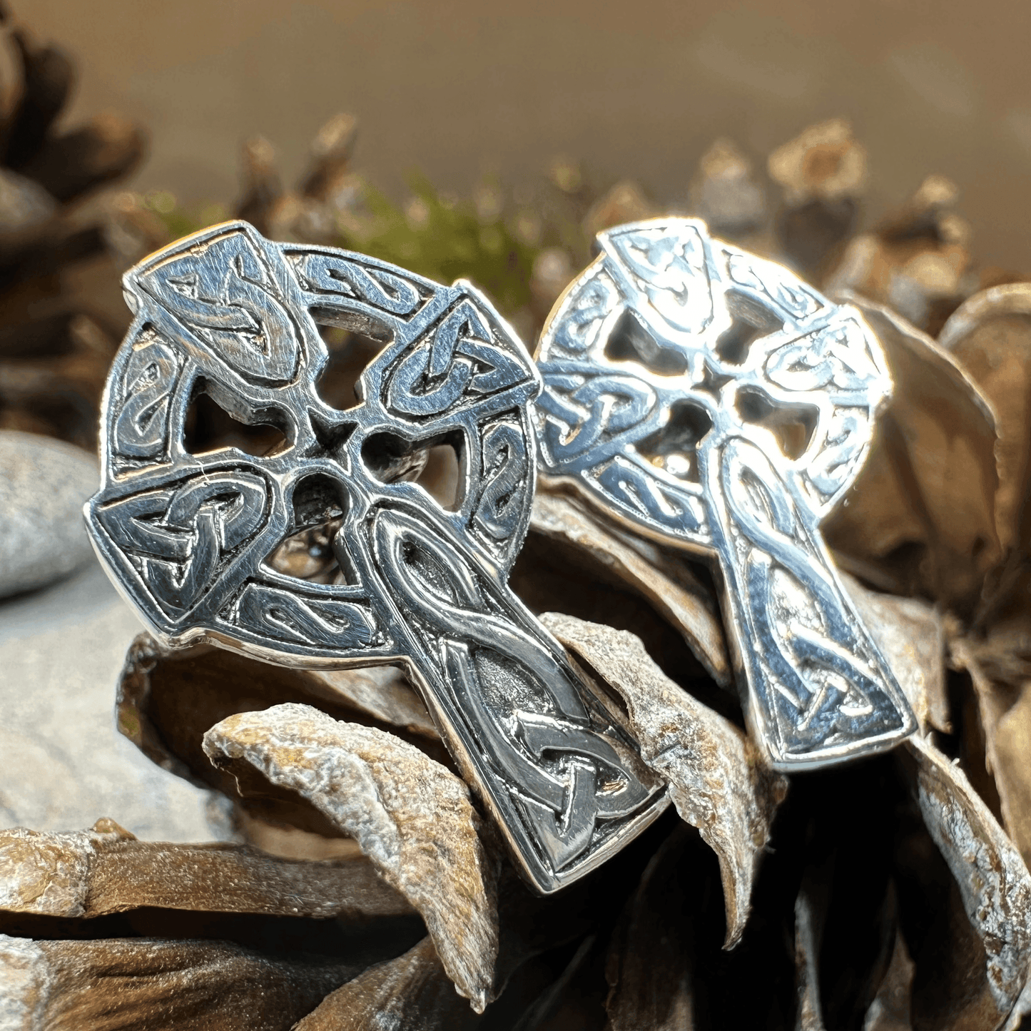 Celtic Cross Cuff Links - 