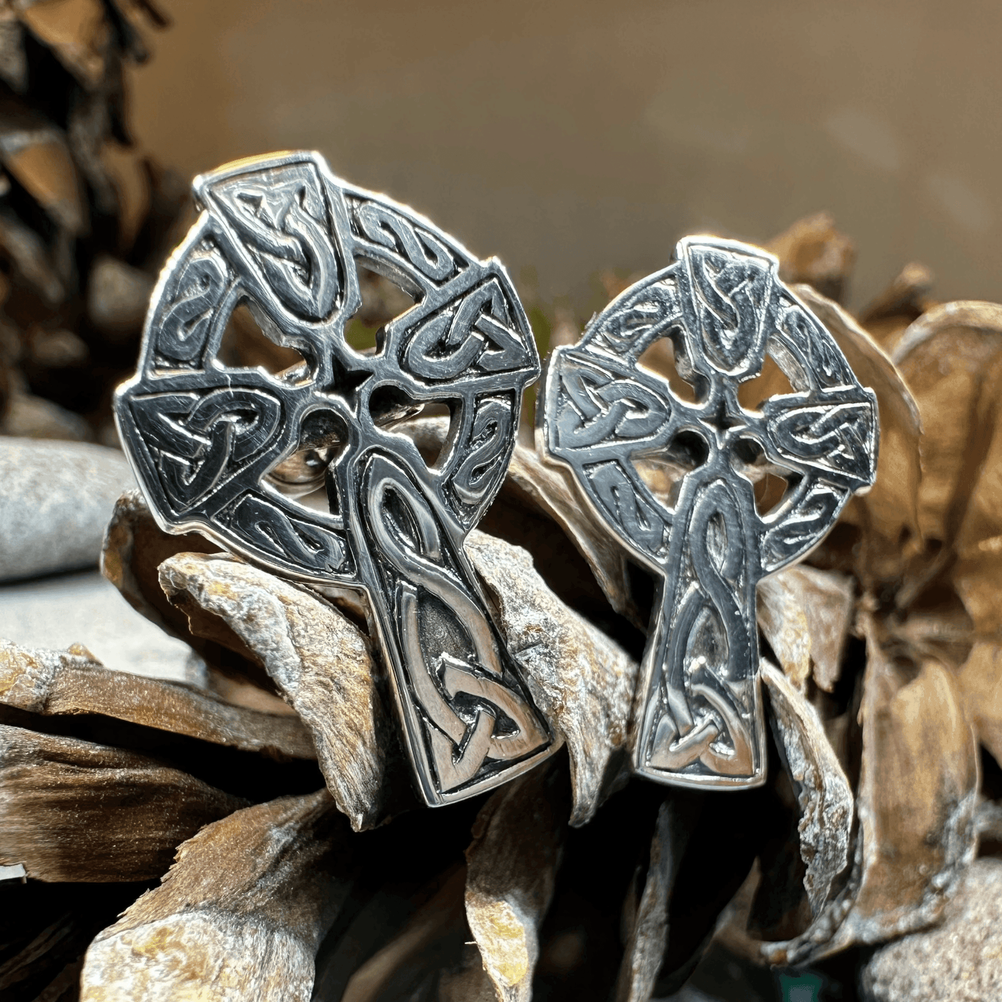 Celtic Cross Cuff Links - 