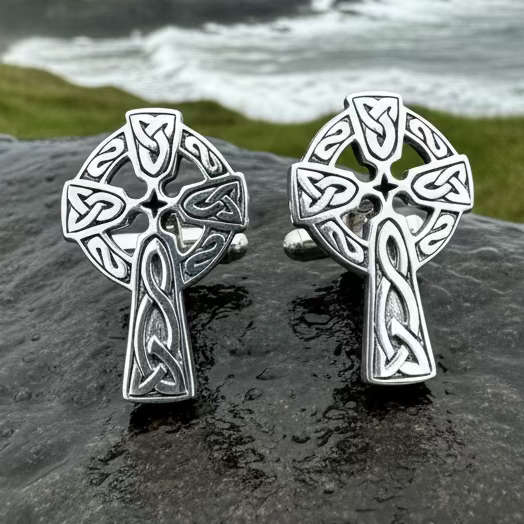 Celtic Cross Cuff Links