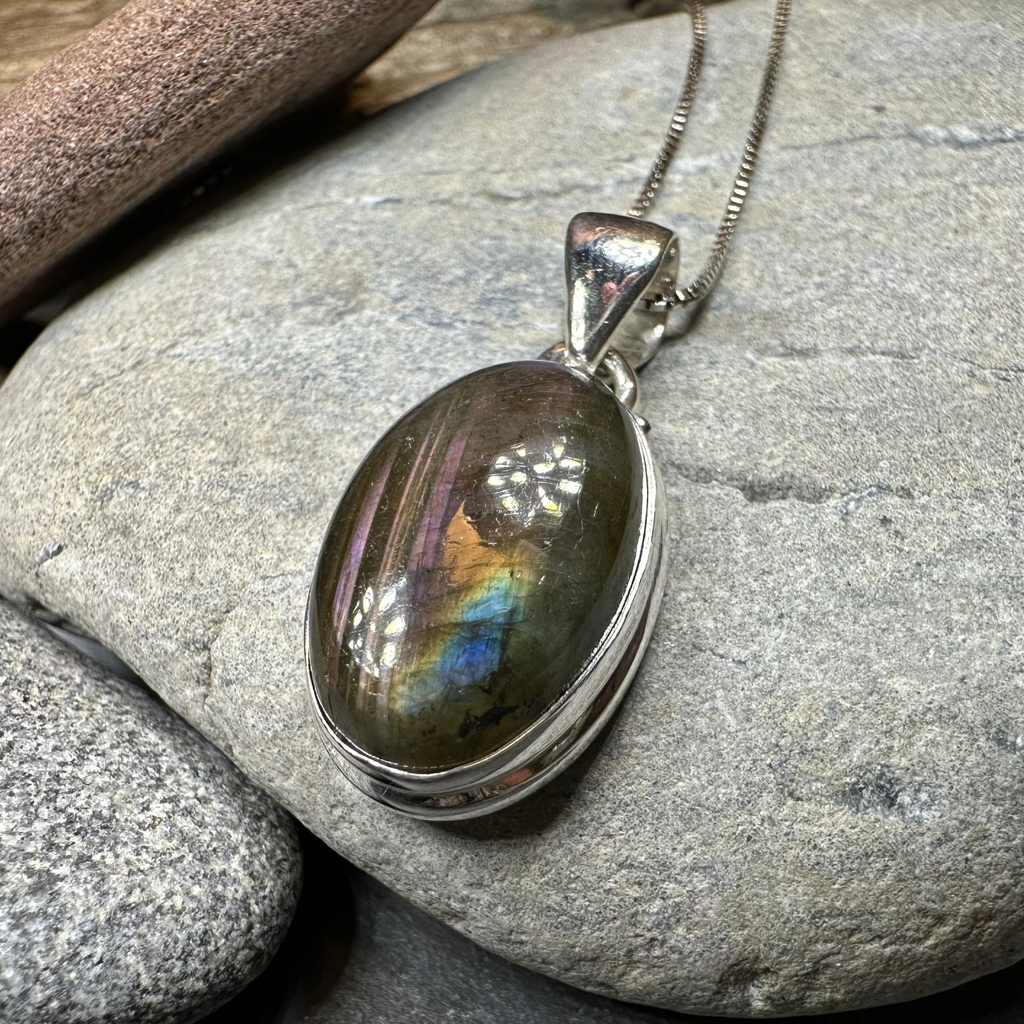 Celtic Purple Night Necklace