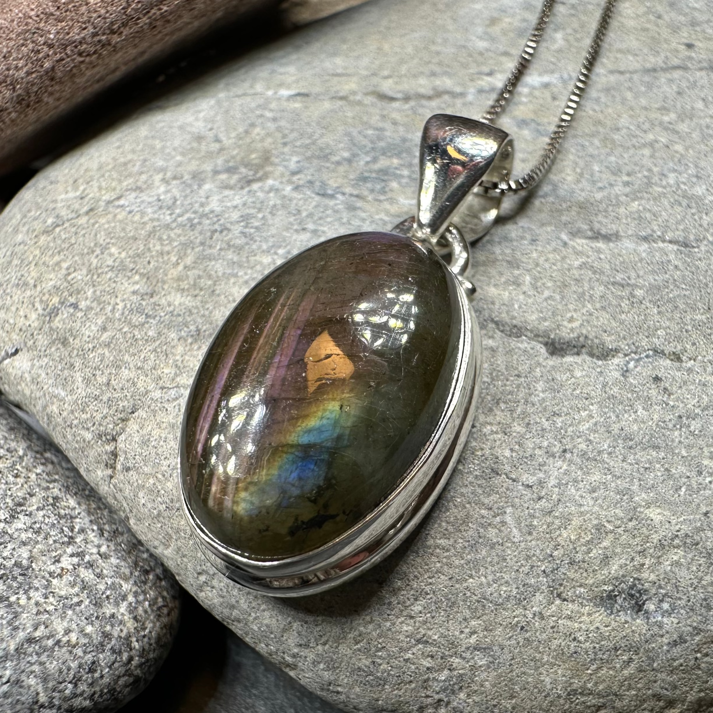 Celtic Purple Night Necklace