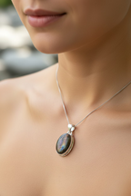 Celtic Purple Night Necklace
