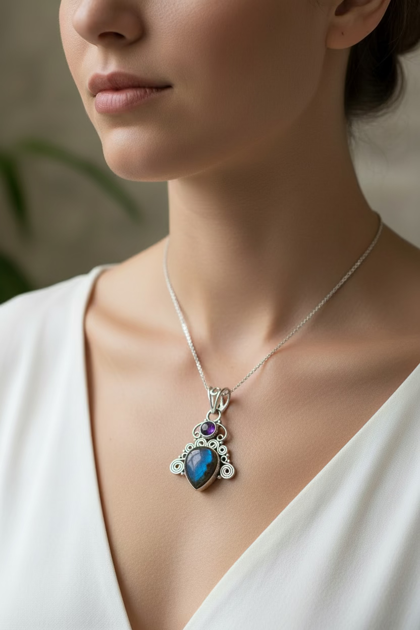 Blaise Labradorite Necklace
