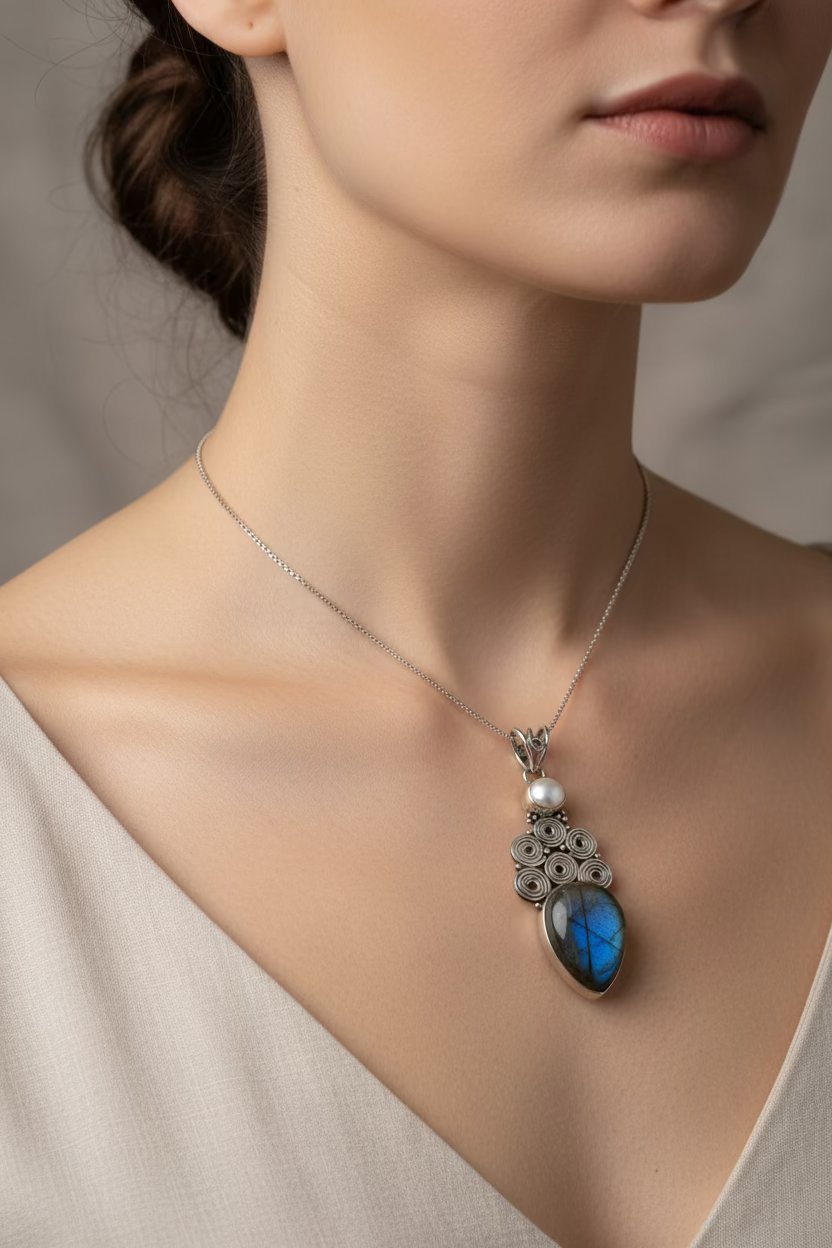 Phoebe Labradorite Necklace
