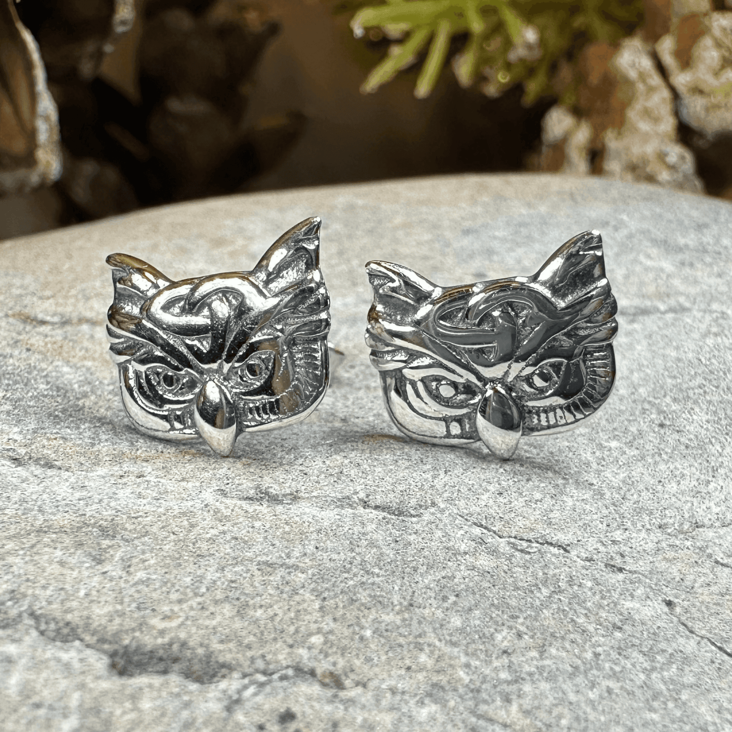 Lyssie Owl Stud Earrings - 