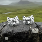 Lyssie Owl Stud Earrings