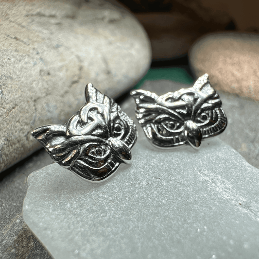 Lyssie Owl Stud Earrings - 