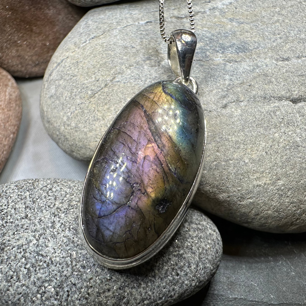 Celtic Purple Night Necklace