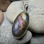 Celtic Purple Night Necklace