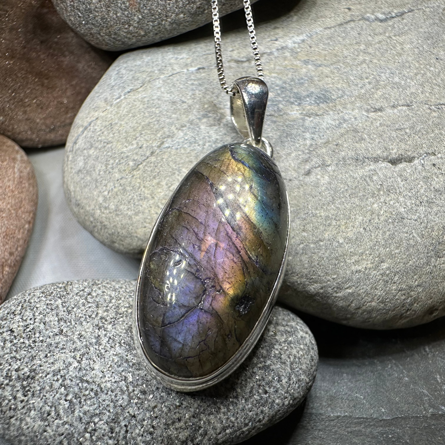Celtic Purple Night Necklace