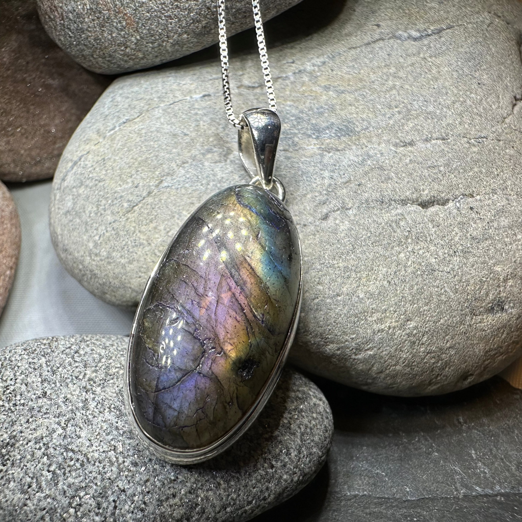 Celtic Purple Night Necklace