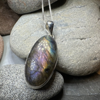 Celtic Purple Night Necklace