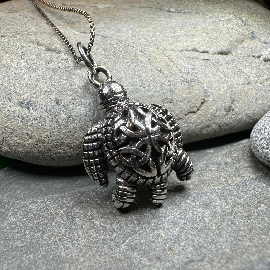 Birte Celtic Turtle Necklace