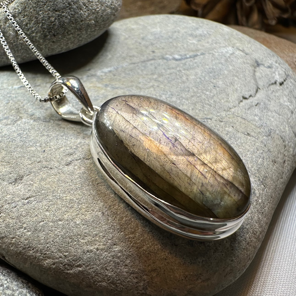 Celtic Purple Night Necklace