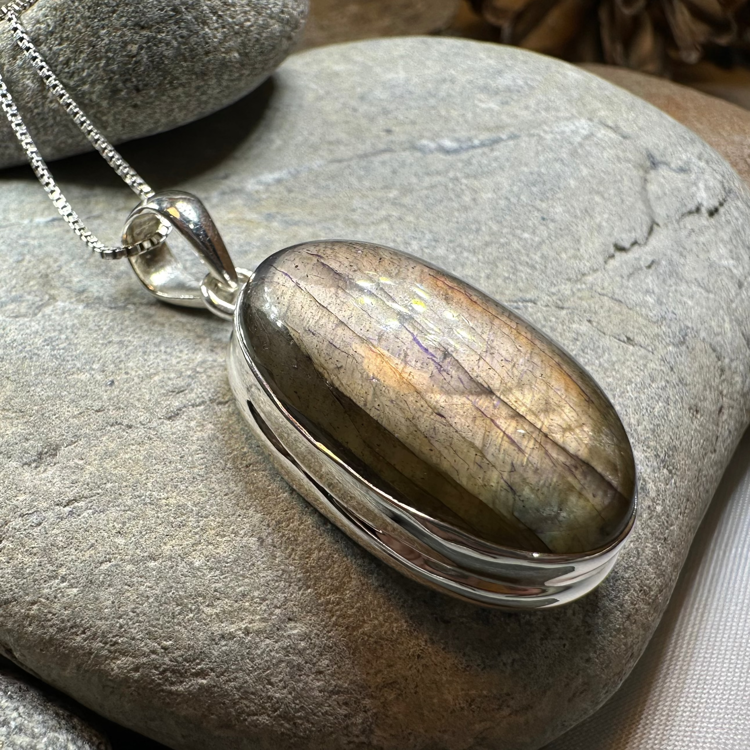 Celtic Purple Night Necklace
