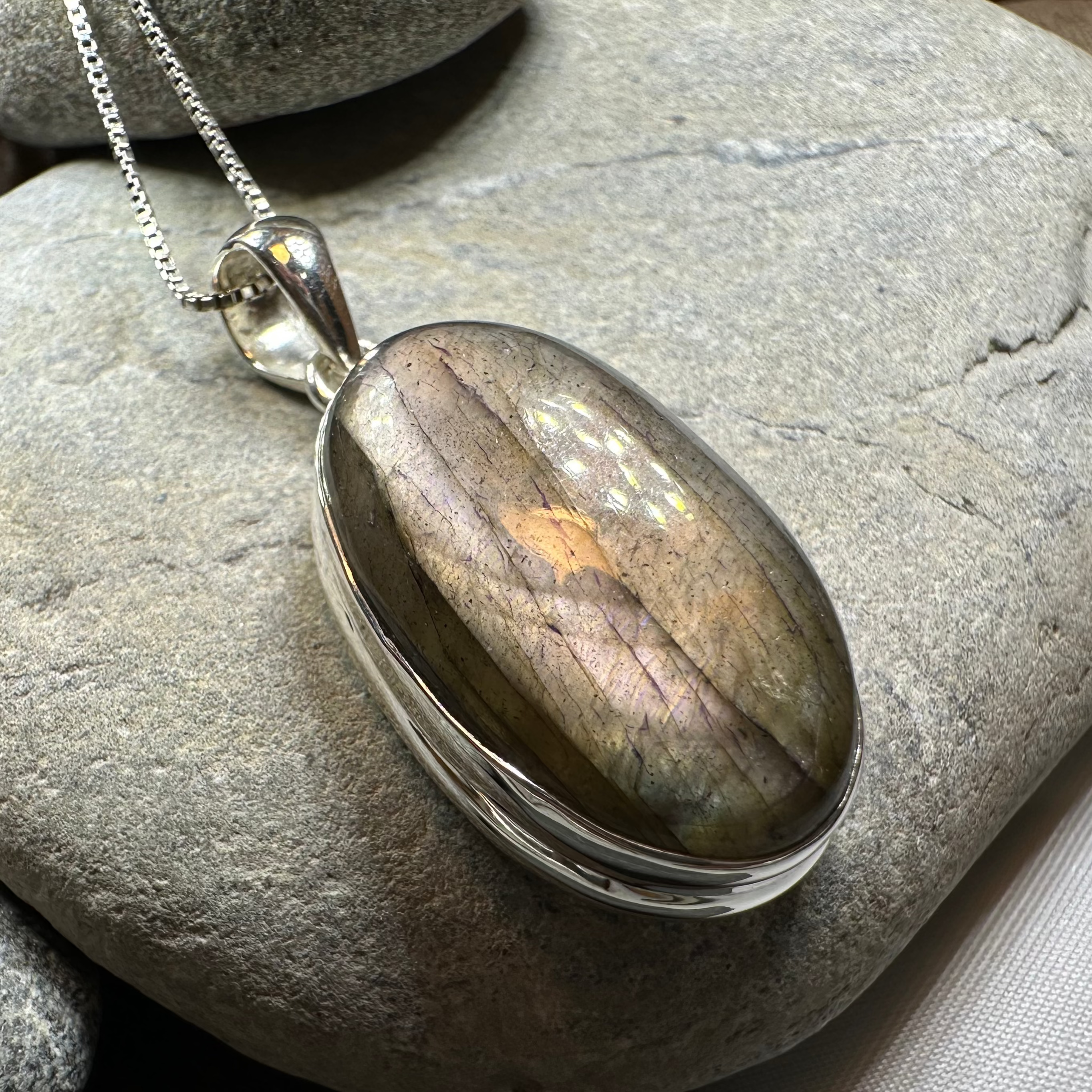 Celtic Purple Night Necklace