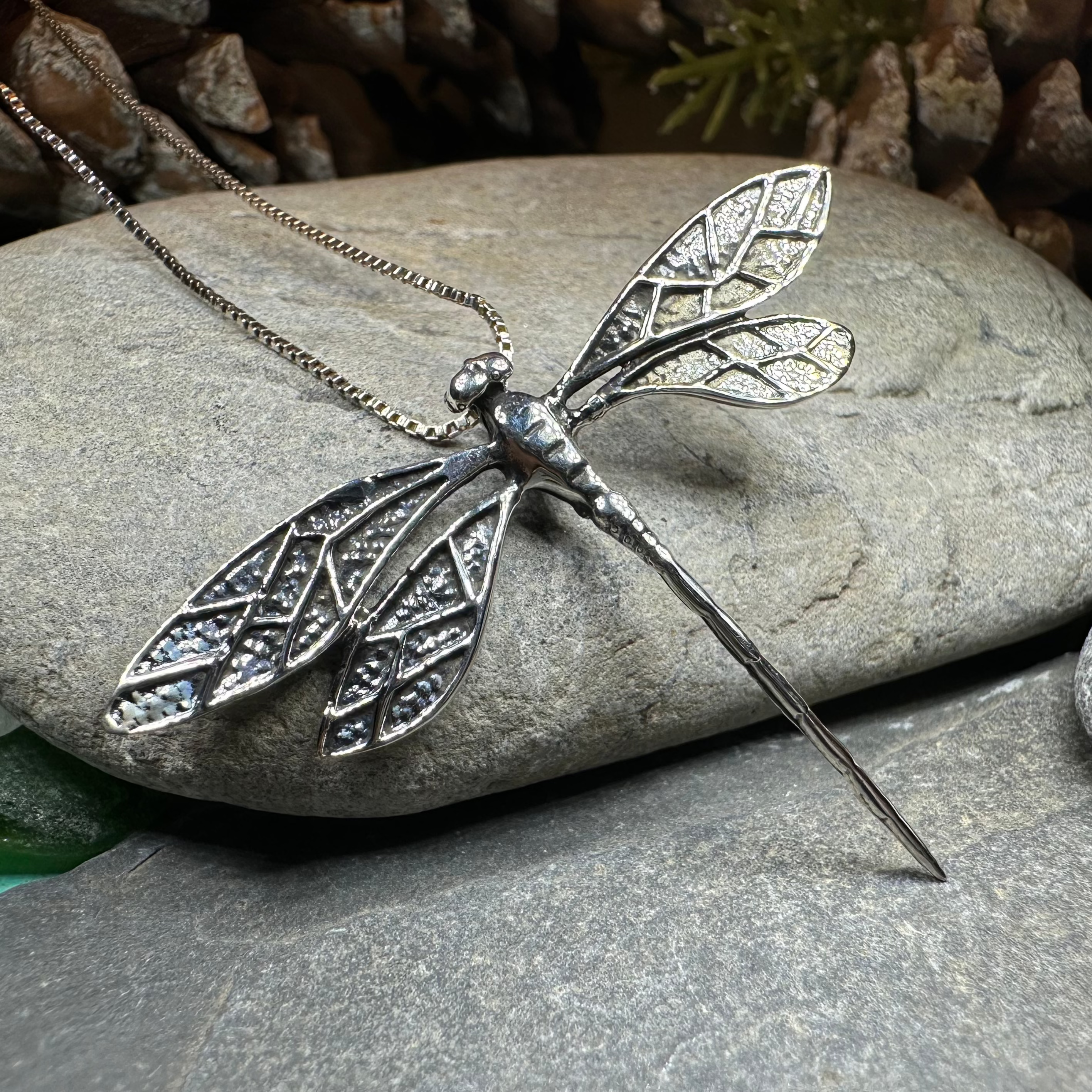 Realistic Dragonfly Necklace