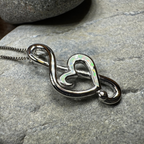 Opal Music Necklace