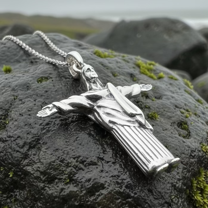 Christ the Redeemer Cross Necklace