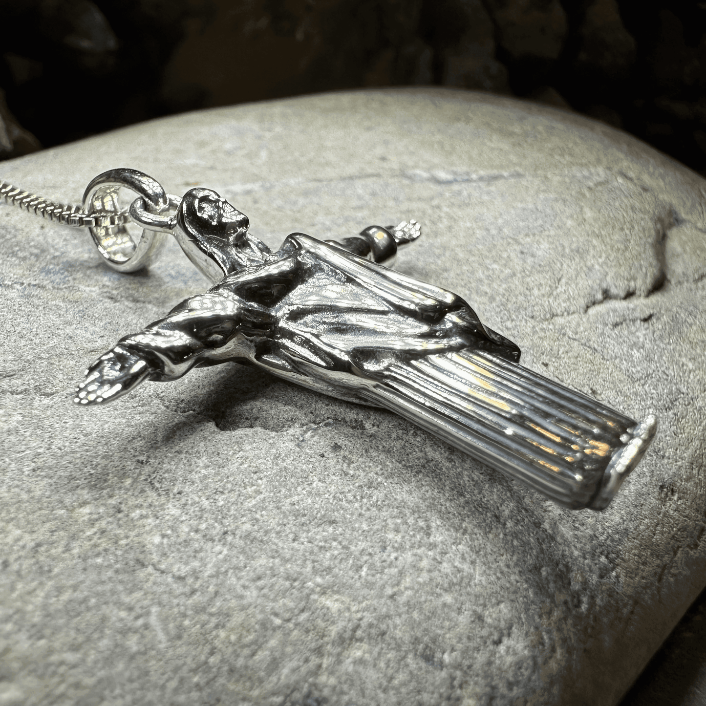 Christ the Redeemer Cross Necklace - 18