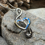 Opal Music Necklace