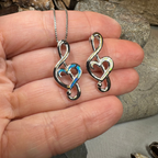 Opal Music Necklace