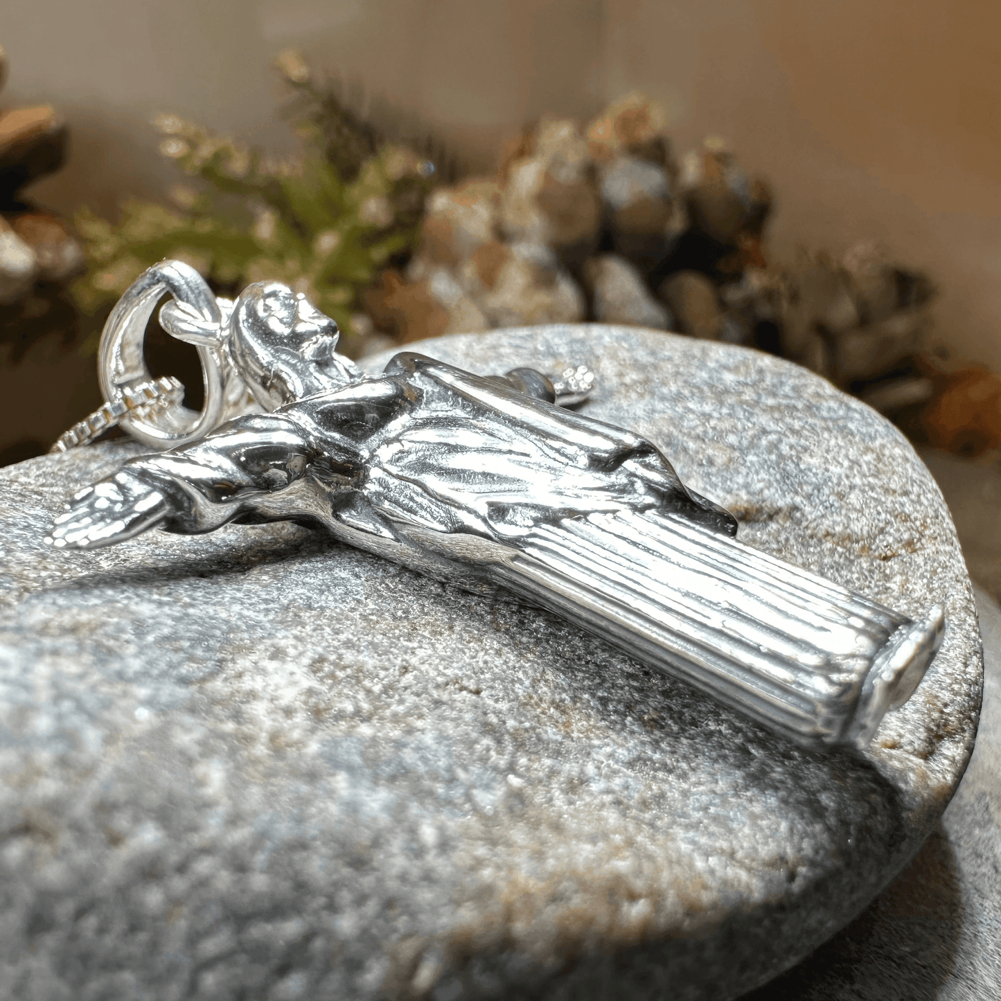 Christ the Redeemer Cross Necklace - 18