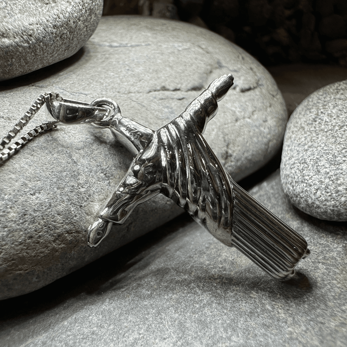 Christ the Redeemer Cross Necklace - 18