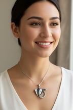 Abalone Manta Ray Necklace