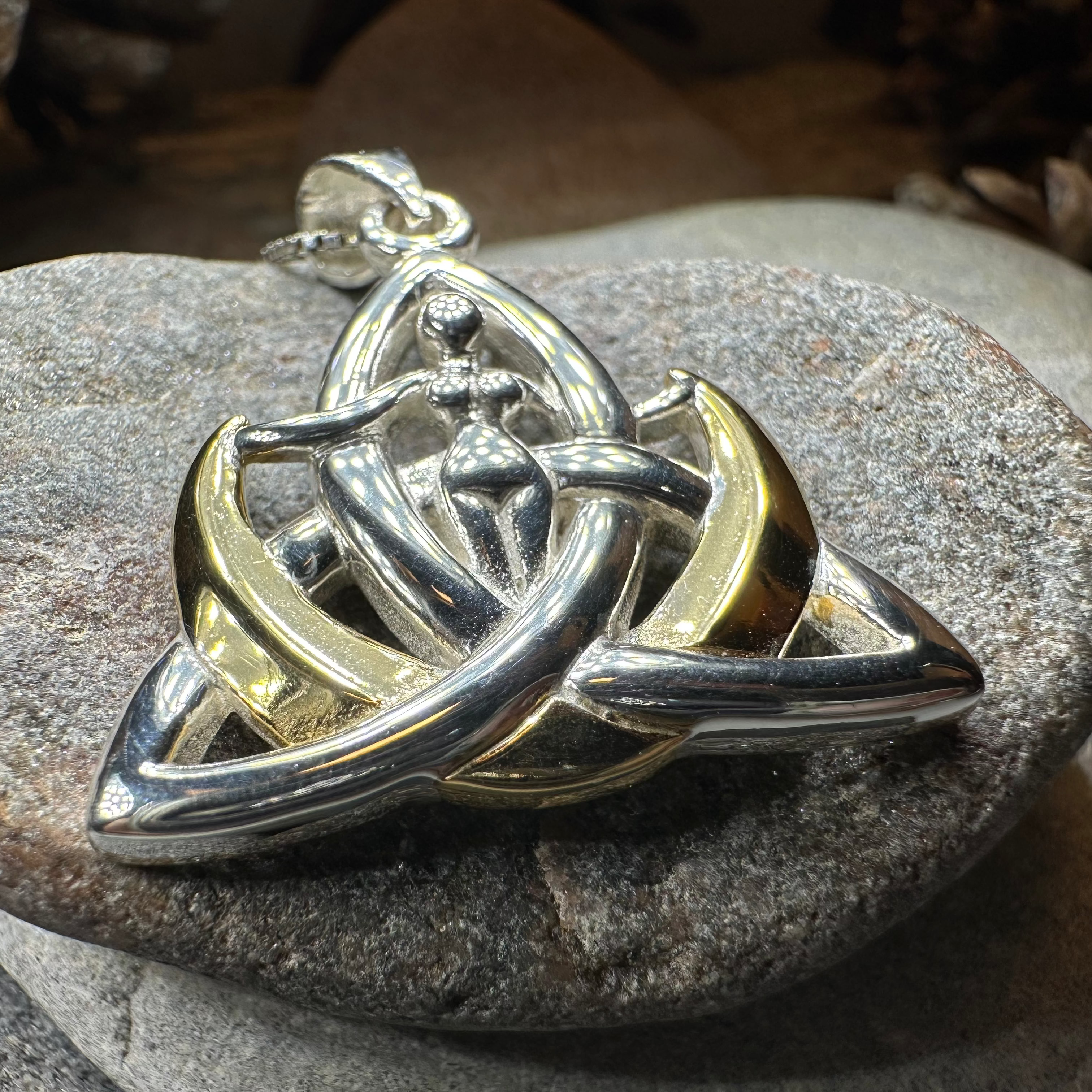 Crescent Moon Goddess Necklace