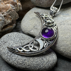 Sabrina Triple Moon Necklace