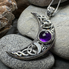 Sabrina Triple Moon Necklace