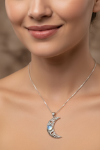 Sabrina Triple Moon Necklace