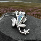 Abalone Frog Necklace