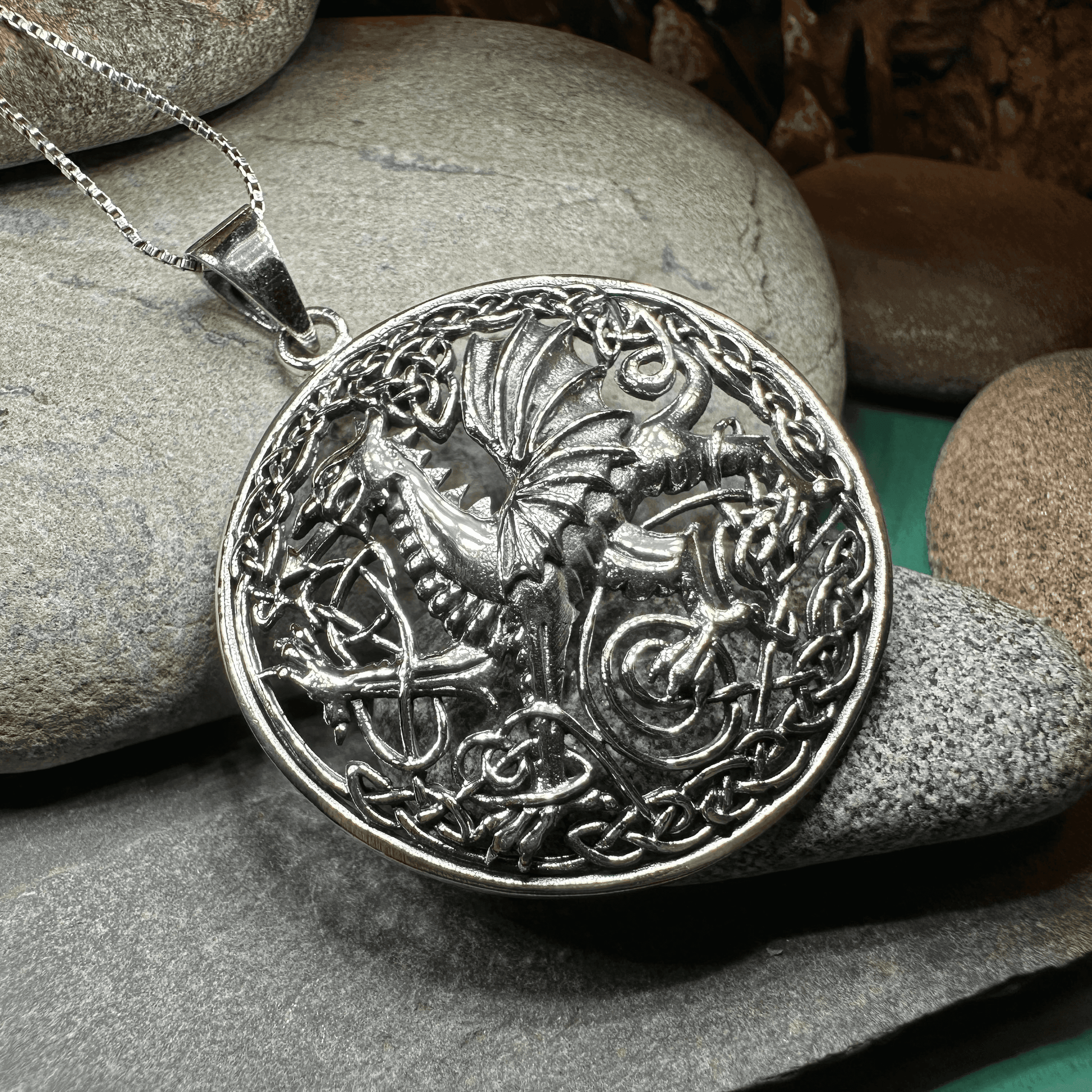 Welsh Dragon Necklace - 18