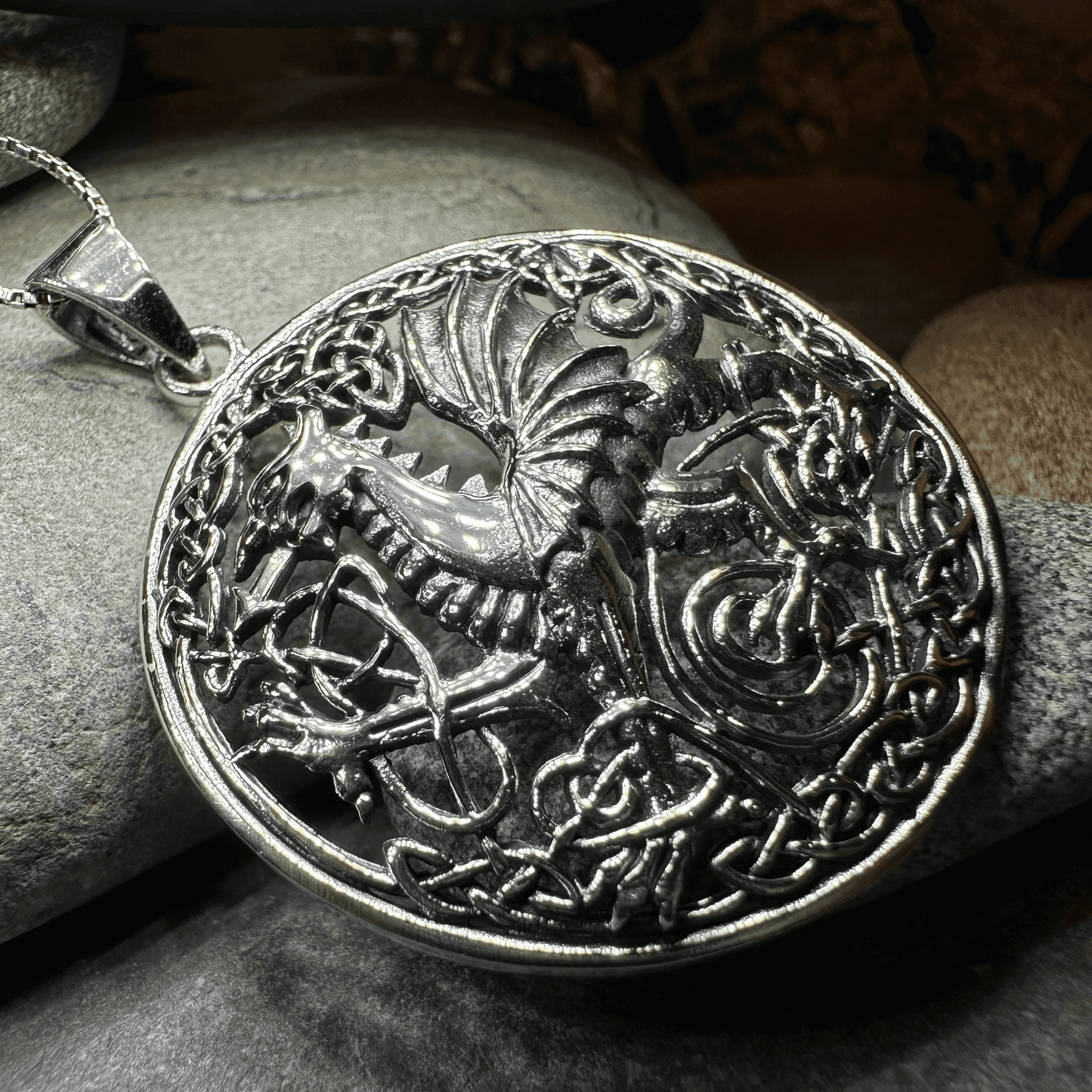 Welsh Dragon Necklace - 18