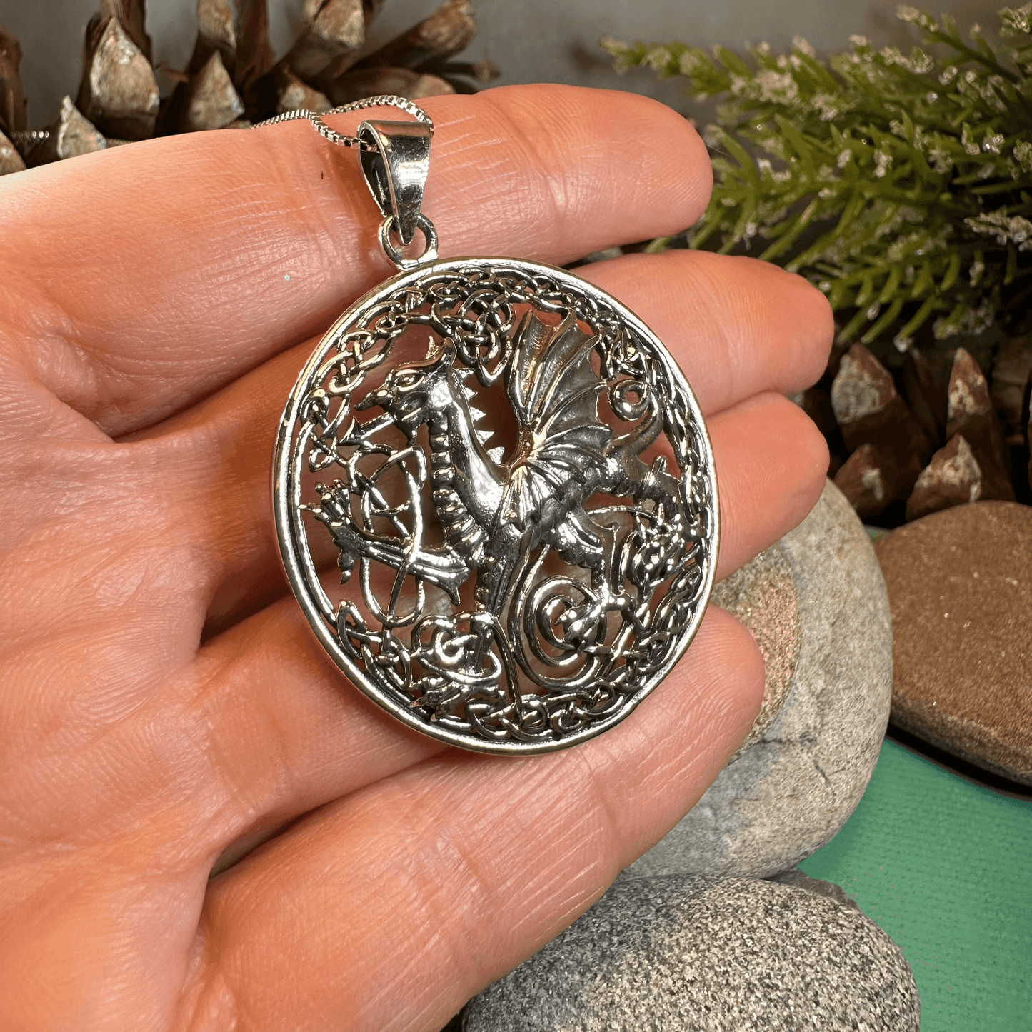 Welsh Dragon Necklace - 18