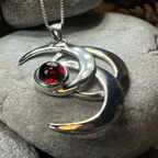 Moonshadow Triple Moon Necklace