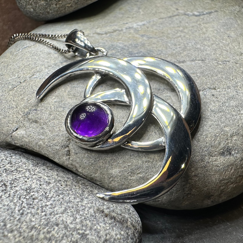 Moonshadow Triple Moon Necklace