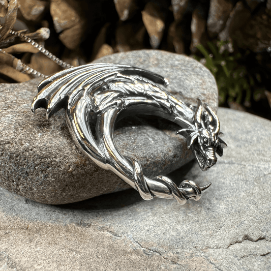 Xerxes Dragon Moon Necklace - 18