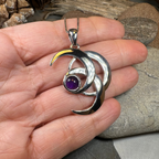 Moonshadow Triple Moon Necklace