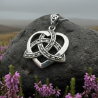 Marcasite Love Knot Necklace