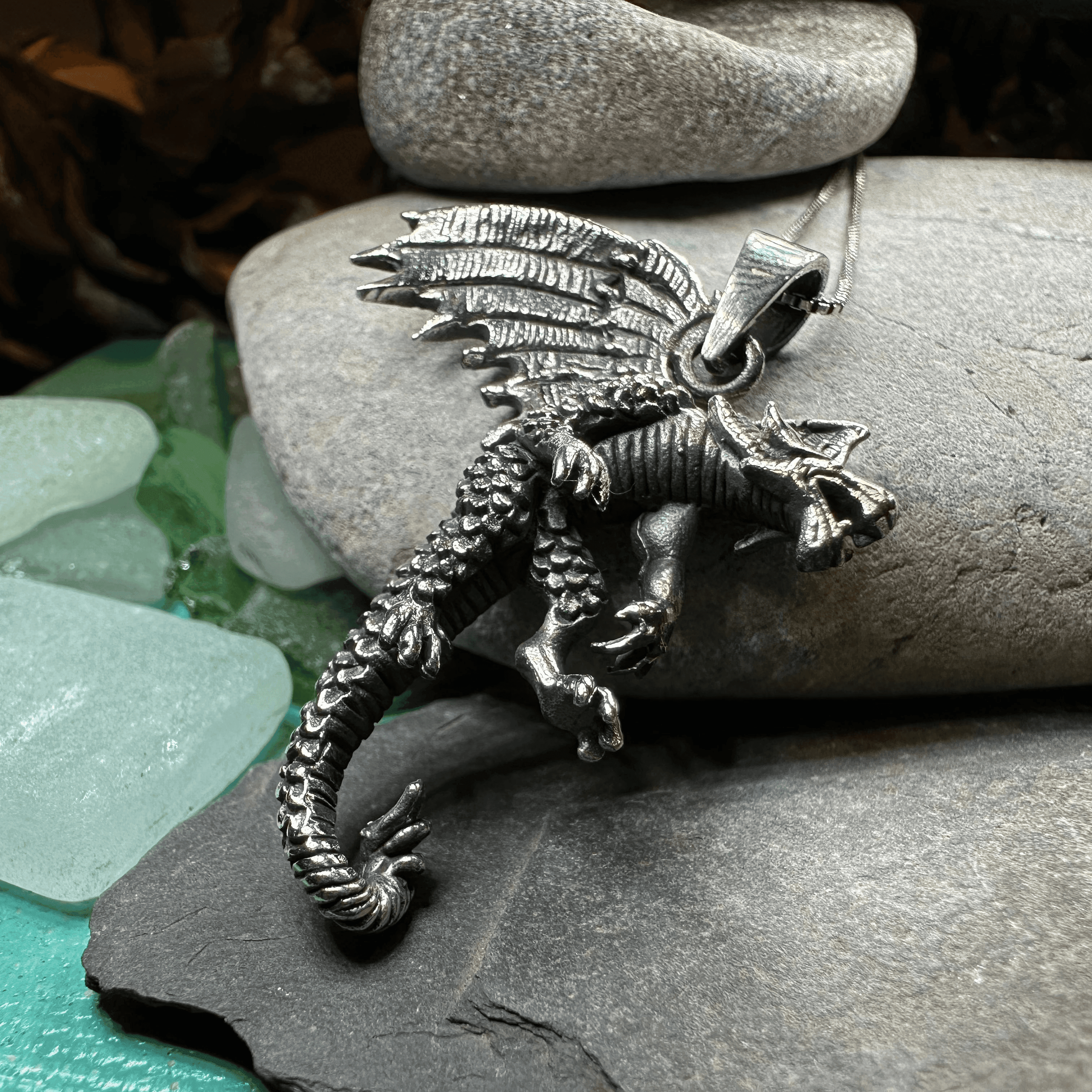 Zee Dragon Necklace - 18