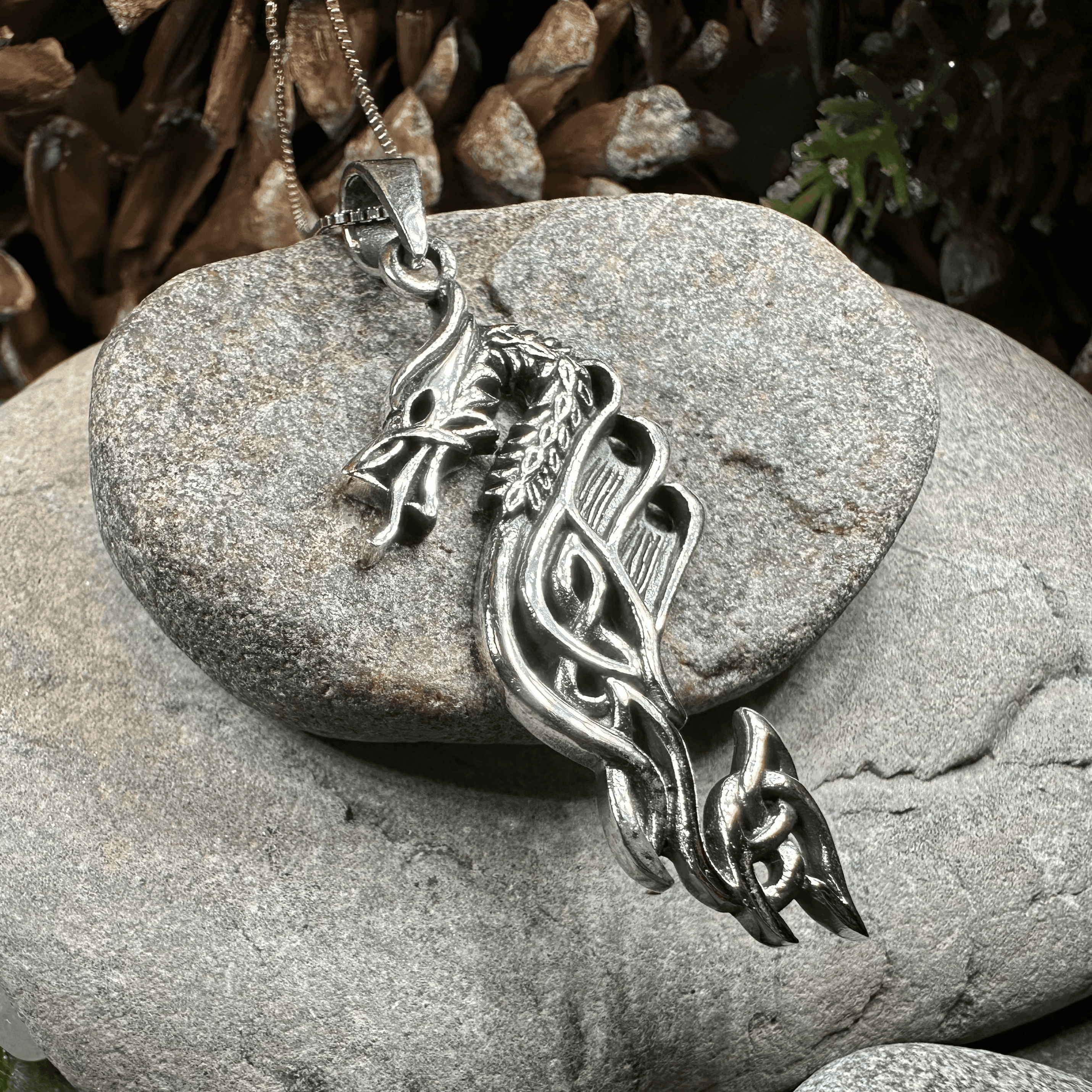 Zorn Celtic Dragon Necklace - 18