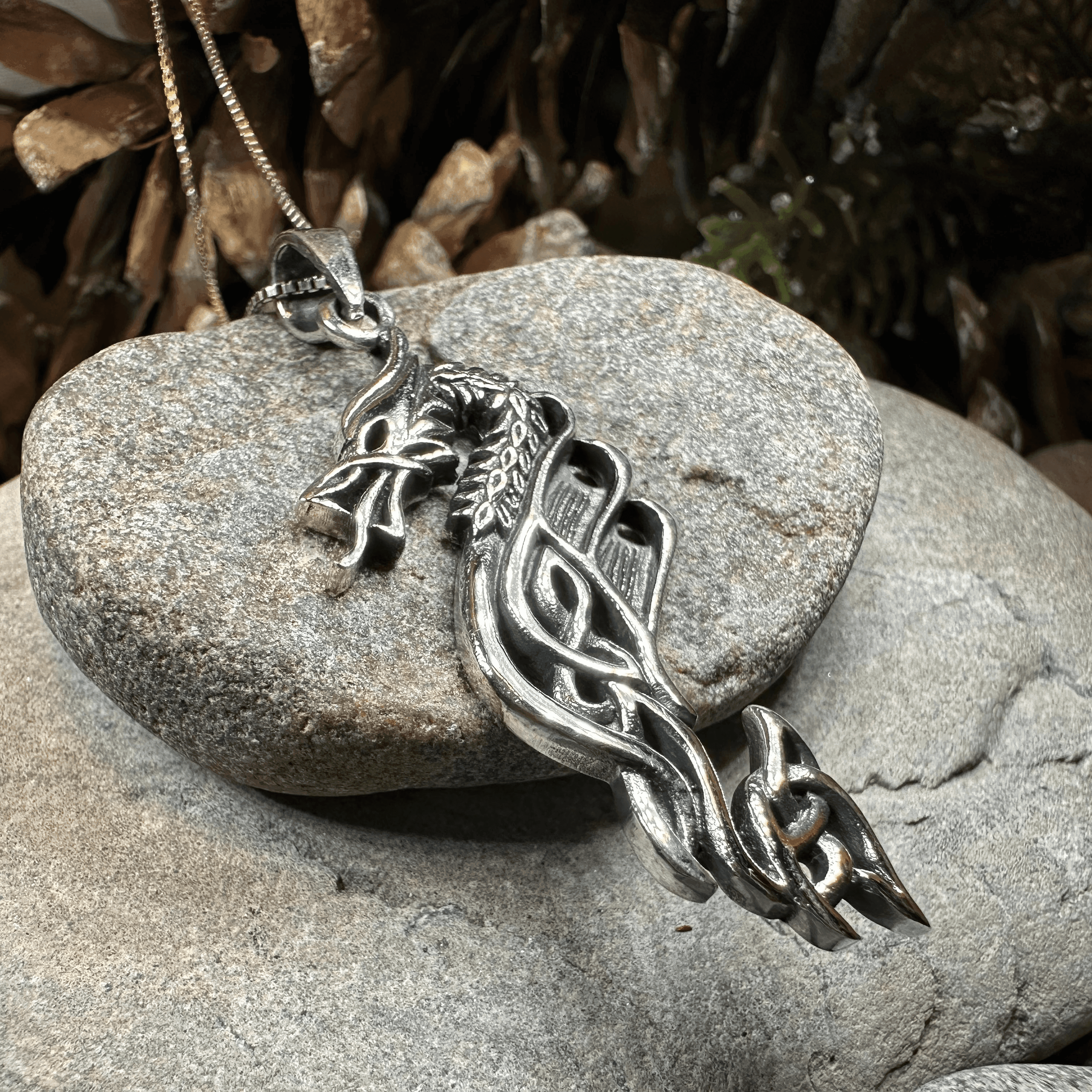 Zorn Celtic Dragon Necklace - 18