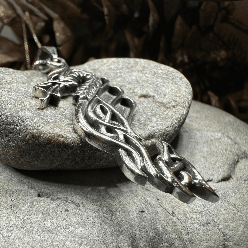 Zorn Celtic Dragon Necklace - 18