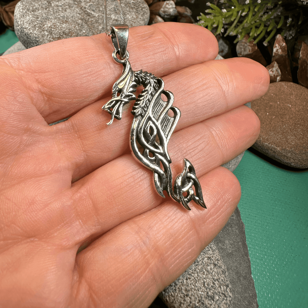 Zorn Celtic Dragon Necklace - 18