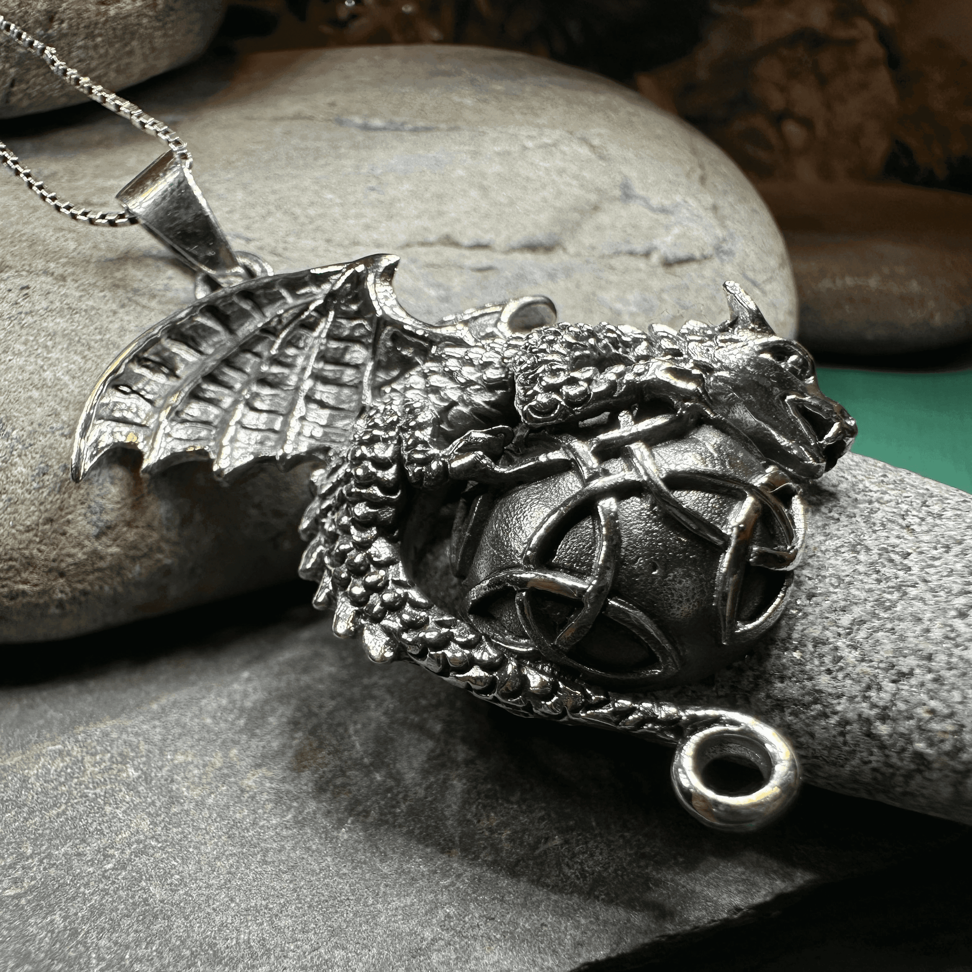 Archion Dragon Moon Necklace - 18