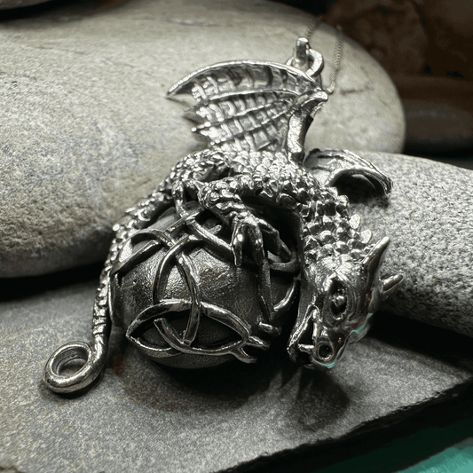 Archion Dragon Moon Necklace - 18